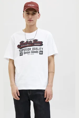 JACK & JONES JACK&JONES - JJELOGO TEE SS O-NECK 2 COL AW25 SN - Heren - T-shirts