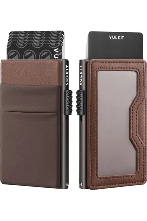 Merkloos Slanke Card Holder met RFID Blokkering - EDC-vakken en ID-venster
