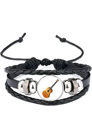 Akyol Gitaar armband zwart - Muziek - gitaristen - instrument - snaarinstrument - muzikanten