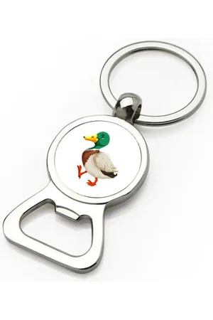 Akyol Eenden flesopener - Eend - dieren liefhebbers - vogels - dieren - kinderboerderij - 9 bij 3 cm