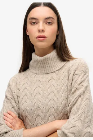 Superdry Cable Roll Neck Trui Dames