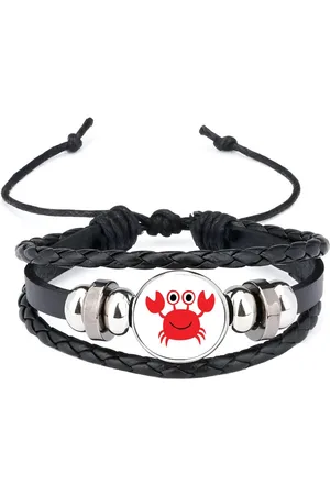 Akyol Krab armband zwart - Kreeft - dieren liefhebbers - kreeftachtigen - schaaldieren