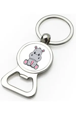 Akyol Nijlpaarden flesopener - Nijlpaard - dieren liefhebbers - zoogdier - dierentuin - safari - 9 bij 3 cm