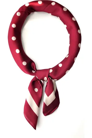 Lazy Cat Halsdoek Dames - Sjaaltje - Witte Stippen