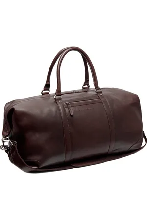 Chesterfield Leren Weekendtas Bruin Cavoli