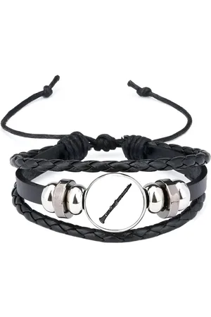 Akyol Fluit armband zwart - Muziek - muzikanten - instrument - blaasinstrument - muzikanten