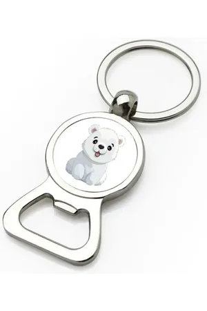 Akyol Ijsberen flesopener - Beer - dieren liefhebbers - dieren - beren - teddybeer - 9 bij 3 cm