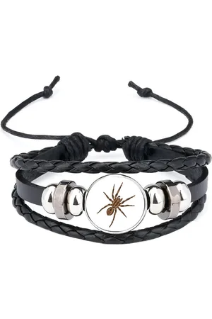 Akyol Spinnen armband zwart - Insecten - dieren liefhebbers - spin - vogelspin - tarantula