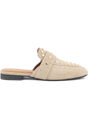 Babouche Nance open muiltjes met studs