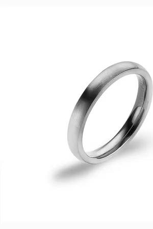 Twice As Nice Ring in edelstaal, mat 68