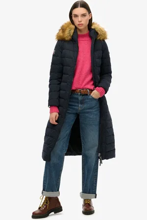 Superdry Lange Arctic pufferjas - Dames - Gewatteerde jassen