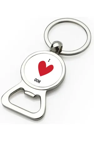 Akyol Ik hou van mijn oom flesopener - Oom - de leukste oom - cadeau voor je oom - familie - hartje - love - 9 bij 3 cm