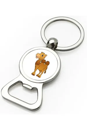 Akyol Kamelen flesopener - Alpaca - dieren liefhebbers - dieren - dromedaris - 9 bij 3 cm