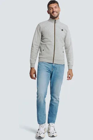 No Excess Sweater met volledige rits