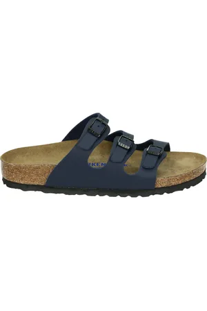 Birkenstock FLORIDA SOFTFOOTBED BF - Dames slippers - Kleur: Blauw