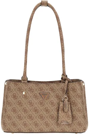 Guess Schoudertas Meridian Shoulder Satchel Bag Beige
