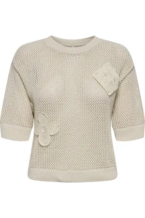 ONLY ONLLUCIE LIFE SS TEE O-NECK KNT - Meisjes