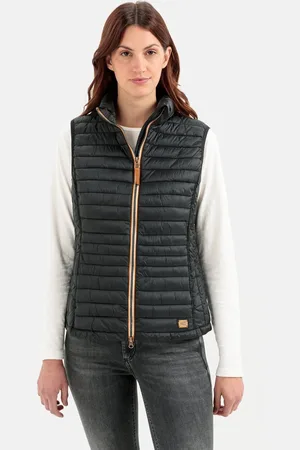 Camel Active Gewatteerd vest van gerecycleerd materiaal
