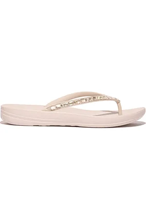FitFlop Iqushion Multi-Crystal Ergonomic Flip-Flops Vrouwen - Nude Rose