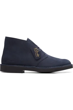 Clarks Veterboot Desert Boot Evo Navy Suède Verwisselbaar Voetbed