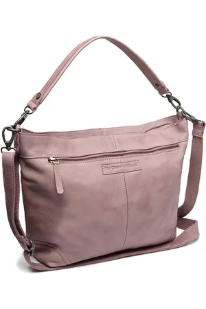 Chesterfield Leren Schoudertas Lavendel Lila Bolivia