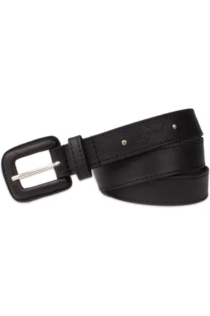 LEGEND Dames - Leren Riem - Zwart - 80 cm