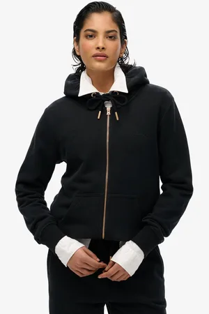 Superdry Essential Logo hoodie met rits - Dames - Hoodies