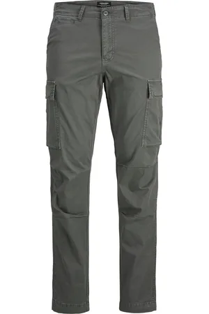 JACK & JONES Ace Tucker Cargo loose fit - heren cargo broek - saliegroen