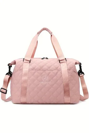 Merkloos Reistas - dames - vliegtuigtas - handbagage vliegtuig - sporttas - Weekendtas - Vliegtuigtas - Handbagage vliegtuig - Sporttas - 43x28x18 cm met nat vak, grote capaciteit, waterdichte zwemtas voor reizen, sport, fitness