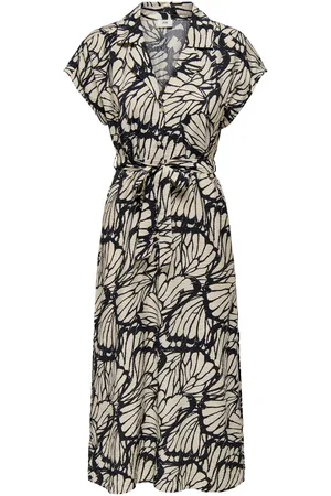 JDY TROYA LIFE S/L MIDI DRESS WVN DIA - Dames - Mini jurken