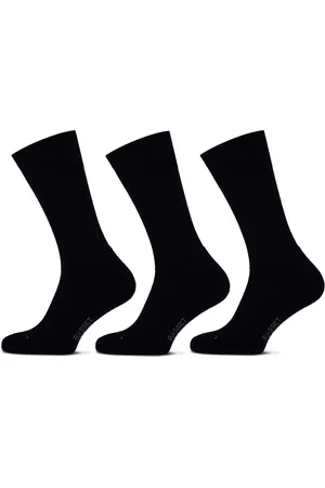 Basset Merinowollen Sokken - Casual - 3 paar - Marine - Dames en Heren - Merino Wol
