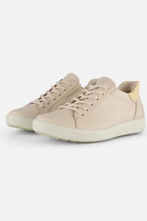 Ecco Soft Sneakers Leer - Dames