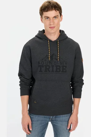 Camel Active Sweatshirt met capuchon gemaakt van een katoenmix