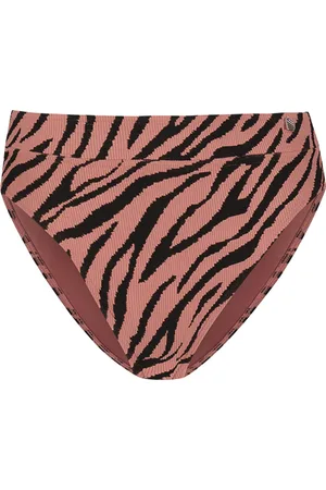 Beachlife Rose Zebra highwaist bikinibroekje - dames