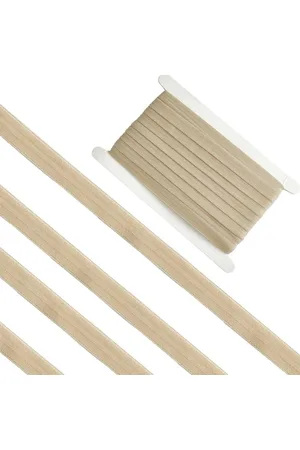 Merkloos 10 Yards x15mm Antislip Siliconen Elastische Tape Met 5 mm Rubber Stretch Band - Voor Doe-het-zelf Ambachten Ondergoed BH Hoofdband Kledingaccessoires