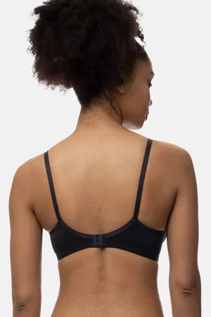 Dorina Niet voorgevormde Bh zonder beugel - Tiffany - Bralette met sluiting - Katoen - 85B