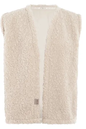 Knit Factory Rosie Gilet Teddy - Dames gilet - Dames vest zonder mouwen - Bodywarmer gemaakt van Teddystof - - 36/44