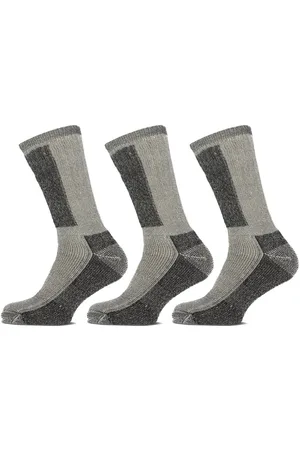 Basset Thermosokken Merinowol - Extra warm - 3 paar - Off White - Dames en Heren - Merino Wol