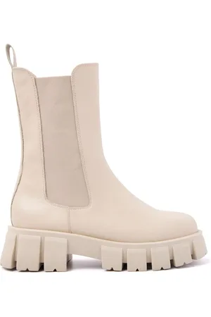 Lazamani Dames Chelsea Boots 55.084 Ecru