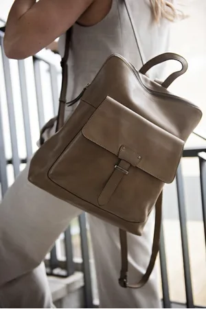 Bag2Bag Grote Stoere Leren Rugzak Nea