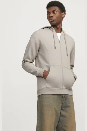 JACK & JONES Bradley sweat zip hood regular fit - heren sweatvest katoenmengsel met capuchon