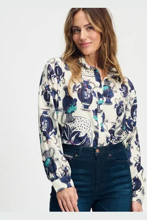POM Amsterdam Milly Vases Cream Blouses Dames -