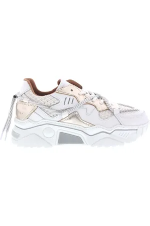 DWRS Dames Sneakers Jupiter Stones White/champagne