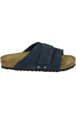 Birkenstock KYOTO NUBUK LEATHER - Heren slippers - Kleur: