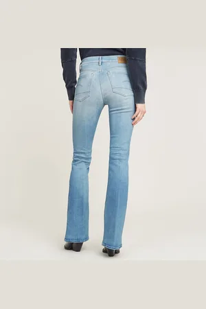 G-Star 3301 Flare Spijkerbroek Blauw 30 / 32 Vrouw