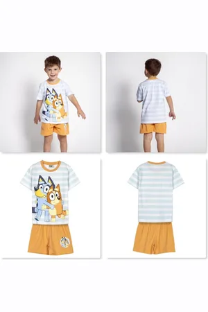 Bluey Pyjama "" Single Jersey short kids series 6 Jaar
