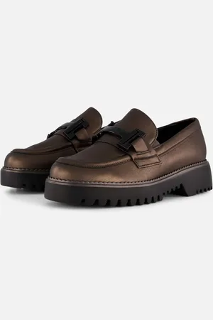 Gabor Loafers brons Leer - Dames