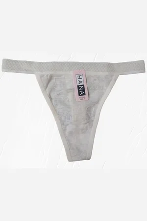 Merkloos String doorschijnend one size