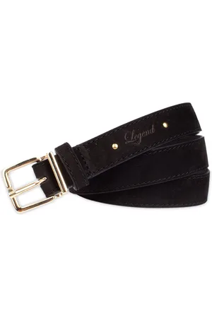 LEGEND Dames - Leren Riem - Zwart - 85 cm