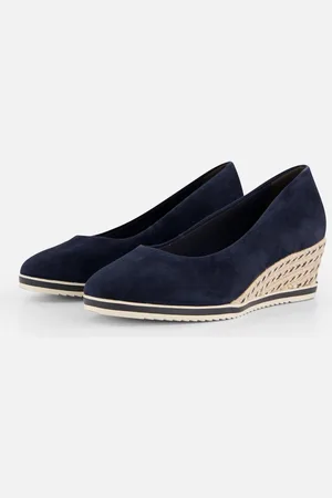 Tamaris Pumps met sleehak Leer - Dames